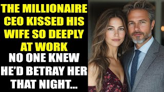 The MILLIONAIRE CEO Kissed His Wife So Deeply at Work - No One Knew He’d Betray Her That Night...