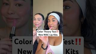 TRYING THE NEW ​⁠@maccosmetics JT AND ALEX CONSANI LIP KITS‼️ COLOR THEORY TEST ​⁠@jazlmao