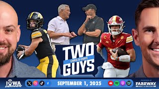 Two Guys: Gronowski struggles in Iowa debut, Becht's record day, Cy-Hawk awaits (Sept. 1, 2025)