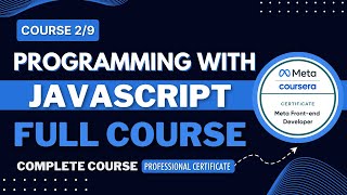 Programming with JavaScript | JavaScript FULL COURSE | Front-End Developer FULL TUTORIAL | Course 2