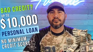 Up to $10,000 Bad Credit Loan | Personal Loans w/ no minimum CREDIT SCORE 🔴