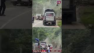 వాహనాలపై పెద్దపెద్ద బండరాళ్లు#108tvtelugu #Landslide #breakingnews #arunachalpradesh