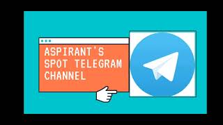 ASPIRANTS SPOT• Telegram Channel• Discussion group #telegram #discussion #upsc #studygroup