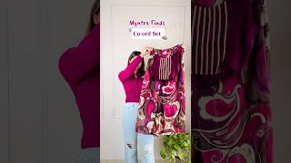 Myntra ethnic coord set🪷✨ #coordset #myntra #myntrahaul #ethnicwear #shortsvideo #shorts