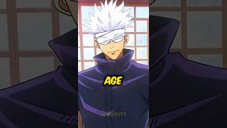 Gojo age, height , weight, date of birth #shorts #gojo #jujutsukaisen