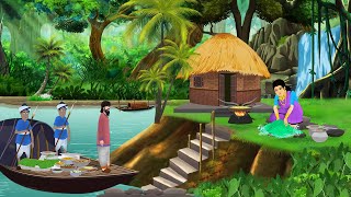 रानी का जंगल में वास | Hindi Story | Hindi Kahaniya | Moral Stories | cartoon story