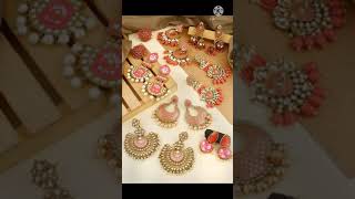 Latest earrings collection with colour by blingbag.co.in | Indian traditional jewelry