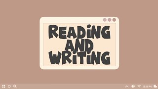 Reading and Writing (Text and Discourse)