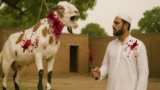 50 Crore Ka Bakra Sar Katne ke Bad Bola Tujh pr Lanat hai |Qurbani ka Bakra| namazi Bakre ki kahani