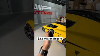 350万ドルのケーニグセグのドアを開ける