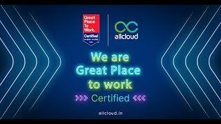 AllCloud is officially a Great Place To Work® Certified!