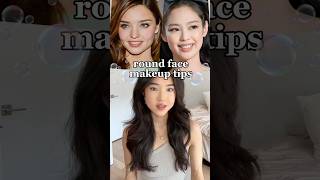 Round face makeup tips 🎀 #beautytips #makeupadvice #makeup #styleguide #styleadvice #beautyhacks