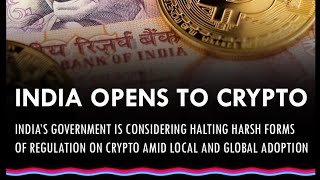 India opens to crypto currency