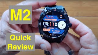 ROGBID M2 BT通話 10ATM AMOLED 1500ニットスクリーン オフラインマップ 音楽 コンパス スマートウォッチ：クイックレビュー