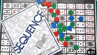 SEQUENCE CARD GAME RULES IN HINDI