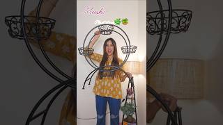 Meesho Unique Plant Stand😍 #meeshohaul #meeshohomedecoritemshaul #meeshohomedecorhaul
