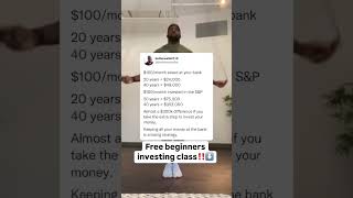 $100/Month investing in the S&P #financecoach #investingstrategies #retirementplanning #retireearly