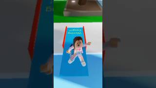 Girl went flying 💀 #roblox #capcut #brookhaven