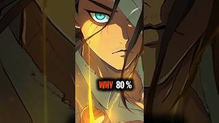 he leaved 20% population alive but why #shorts #eren #aot #90secofanimeep1