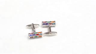 Top High Quality Vintage French Style colorful Enamel Shirt Brand CuffLinks