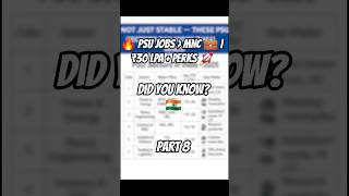 💥 Top PSU Jobs in India 2025 | Highest Paying Govt Sectors 💼🔥#shorts #facts #india #trending #2025