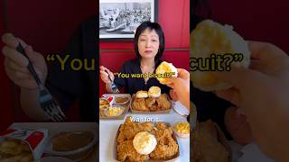 You want biscuit? #food #eating #chicken