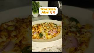Wheat pizza in Airfryer 👍🍕🍕😋 #wheatpizza #pizza #airfryerpizza #airfryermagic #airfryerlovers #yt