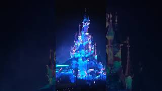 Spectacular Illuminated light show at Disneyland Paris #disney #mickeymouse #lightshow