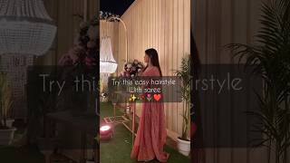 Easy Hairstyle for ethnic wear #easyhairstyle #trending #ethniclook #viral #ytshorts