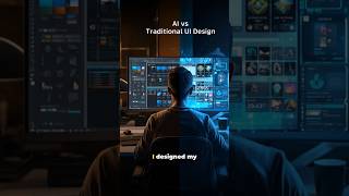 AI vs Traditional UI Design #uidesign #gaming #gamedevelopment #aitools
