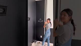 #diy #short Gorgeous Wall! 📹 livingwithley  . #DIY #diyaccentwall #accentwall #