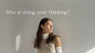 Thinking about what you are thinking about.