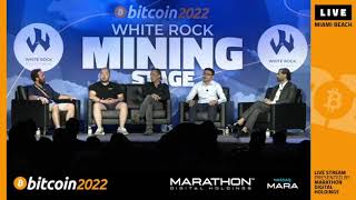 Easy2mine Sam Wang's speaking in  #bitcoin2022 #bitcoinmiami, trusted parter for bitcoin miner.