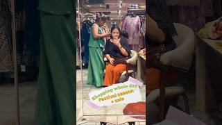 Shopping whole day | shop with me | festive season | Indian outfit #shoppingvlog #shopwithme