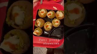 Pani poori shawarma in Bon Appetit food truck,Madurai Ldc road