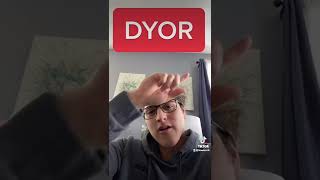 NFT word of the day : DYOR. Be careful of jumping into projects / coins without doing research