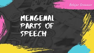 Belajar Bahasa Inggris: Parts of Speech