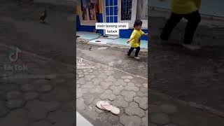 main bareng  sama si bebek