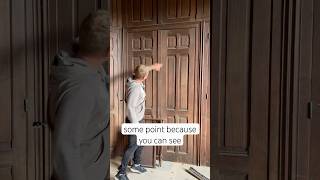 IS THIS A HIDDEN DOOR? #home #chateau #renovation #homeimprovement #hiddengems #interior #fyp #diy