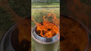 Will it burn? Cabbage Tree Leaves Episode 1 #fire #smokeless #firepit