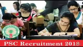 Psc Recruitment 2018 ||Govt job||