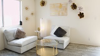 $100 LIVING ROOM MAKEOVER ON A BUDGET! DIY DECOR