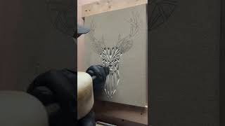 #haveagreatday #art #stoneart #stoneartist #thankyou ##stag #countryliving #farming #countrydecor