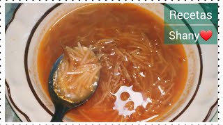 💥Como Hacer Una Sopa De Fideos Sin Verduras|Sencilla Y Deliciosa🤤