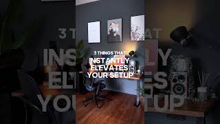 Easy desk setup tips ✨ #desksetup #homeoffice #workspace