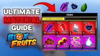 *OBTAIN* EVERY MATERIAL IN BLOXFRUITS SUPER FAST AND EASY | UPDATE 25
