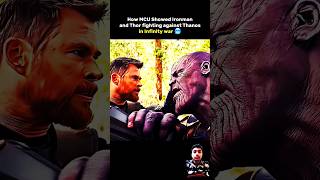 Ironman Thor and Captain America fight against Thanos 🥶😱 #marvel #thor #thanos #mcu#avengers #shorts