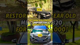 Renstoring a 14 year old Mercedes S320 for just $10,000!#carproject #diycars #mercedes