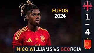Nico Williams vs Georgia BEST Game For Spain So Far!