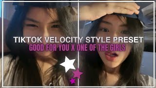 TIKTOK VELOCITY STYLE | ALIGHT MOTION PRESET